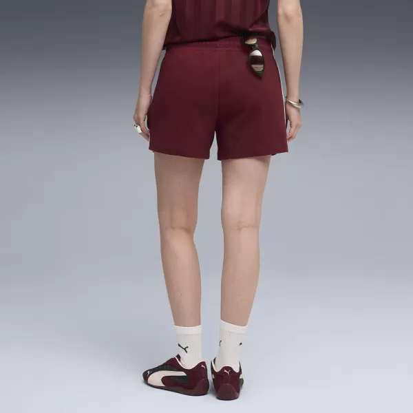  Dámské kraťasy PUMA T7 PINTUCK SHORTS 4' 63213996 RUBY SHIMMER 