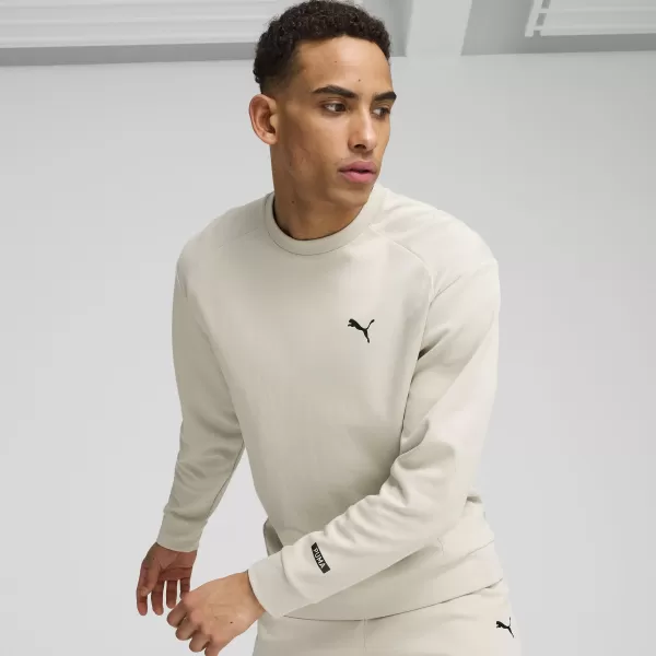  Pánská mikina PUMA RAD/CAL CREW DK 68161868 DESERT DUST 