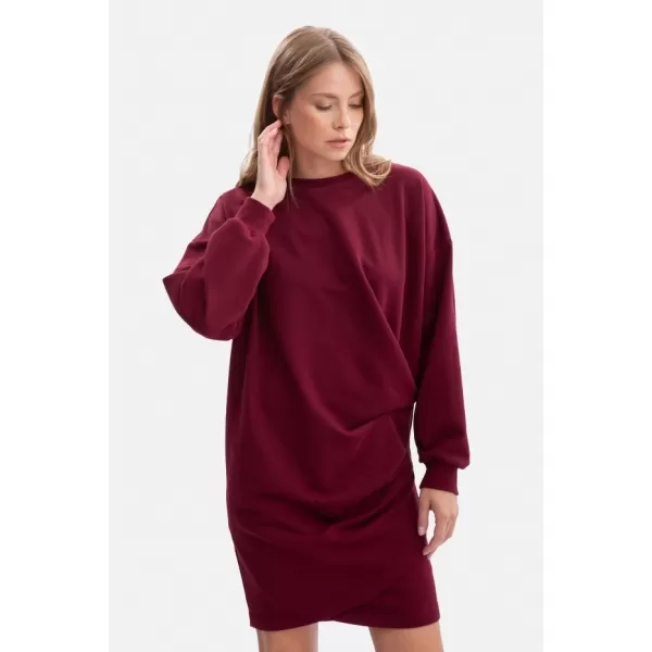  Dámské šaty BEWEAR B298 BURGUNDY 