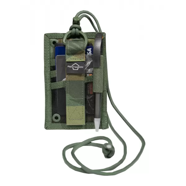  Pouzdro PENTAGON ID CARD HOLDER POUCH CAMO K17096 GREY CAMO 