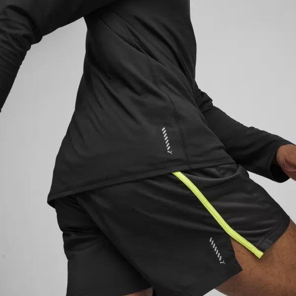  Sportovní triko PUMA RUN CLOUDSPUN 1/4 ZIP 52499201 PUMA BLACK 