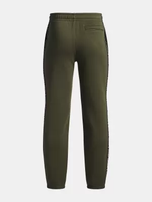 Chlapecké tepláky UNDER ARMOUR B ICON FLC JOGGER TAPING 1390294-391 ZELENÁ