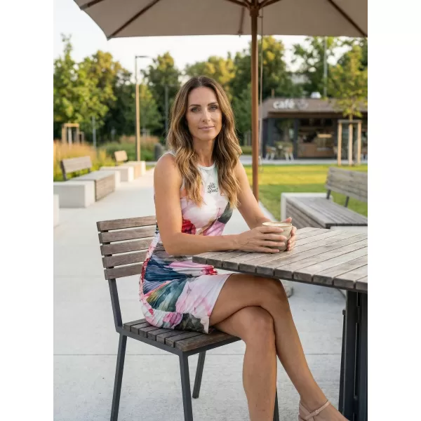  Dámské šaty premium ALTISPORT VOJ/ALW117SAT03 LIGHT-LILIE 
