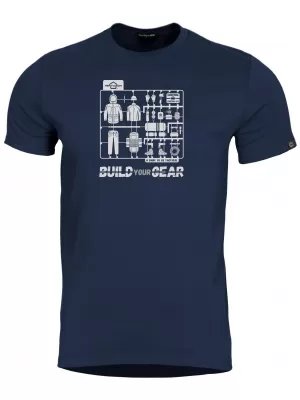 Pánské triko PENTAGON AGERON BUILD YOUR GEAR K09012 MIDNIGHT BLUE