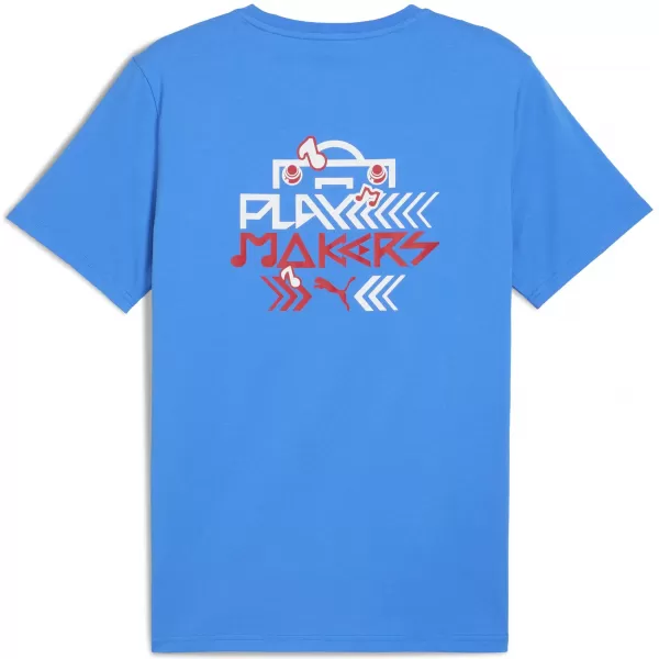  Pánské triko PUMA NEYMAR JR PLAYMAKER TEE 66032110 PUMA TEAM ROYAL/PUMA RED 