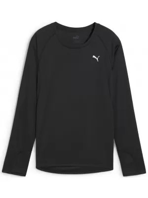Dámské triko PUMA W RUN VELOCITY LONG SLEEVE (POLY) 52658101 PUMA BLACK