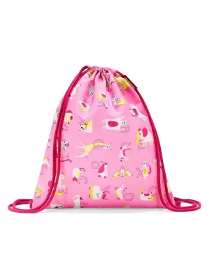 Sportovní vak REISENTHEL MYSAC KIDS ABC FRIENDS PINK