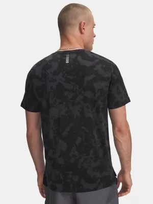 Pánské triko UNDER ARMOUR UA LAUNCH PRINTED SS 6006110-016 ŠEDÁ