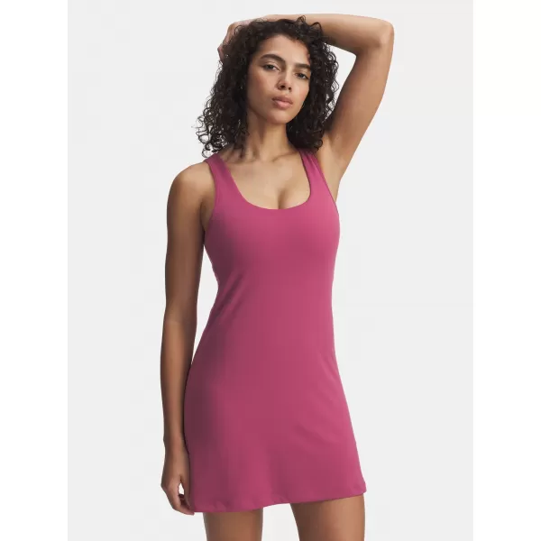  Dámské šaty UNDER ARMOUR MOTION DRESS 1384053-659 ČERVENÁ 