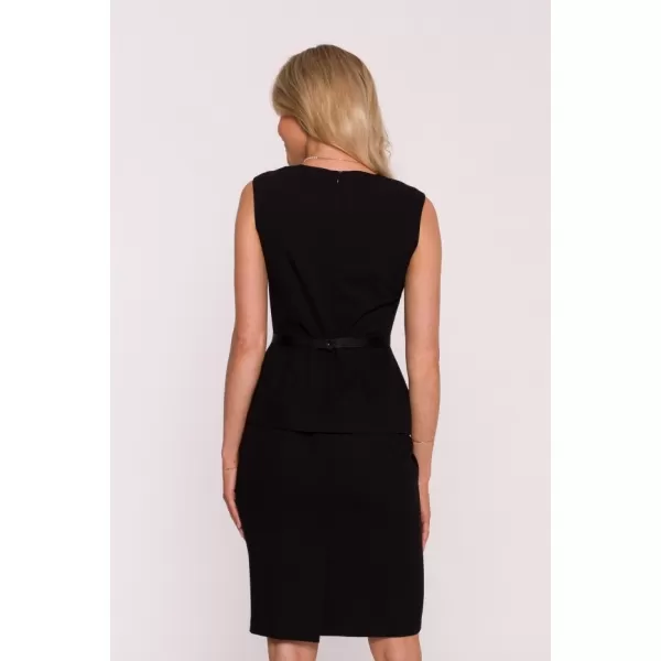  Dámské šaty STYLOVE S427 BLACK 