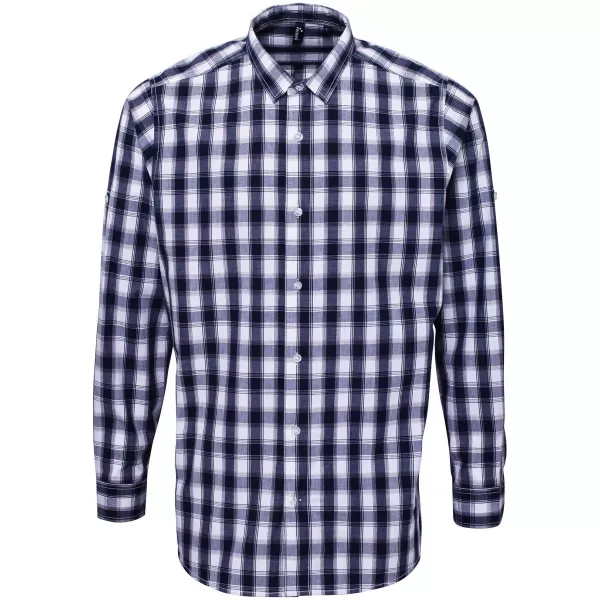  Pánská košile Premier | PR 250 WHITE/NAVY 