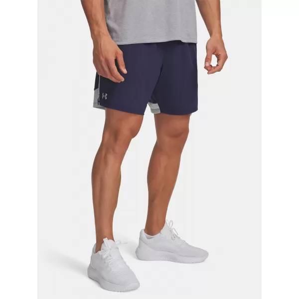  Pánské kraťasy UNDER ARMOUR UA TECH VENT 2IN1 SHORT 6005917-410 MODRÁ 