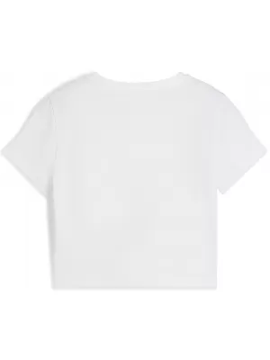Dámské triko PUMA WARDROBE ESS BABY TEE 62974502 PUMA WHITE