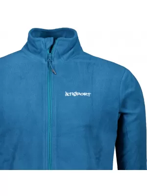 Pánská fleece mikina ALTISPORT BERK MODRÁ
