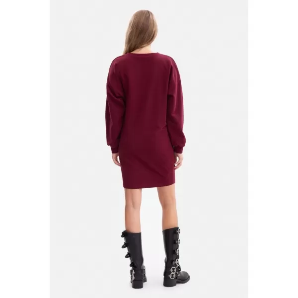  Dámské šaty BEWEAR B298 BURGUNDY 