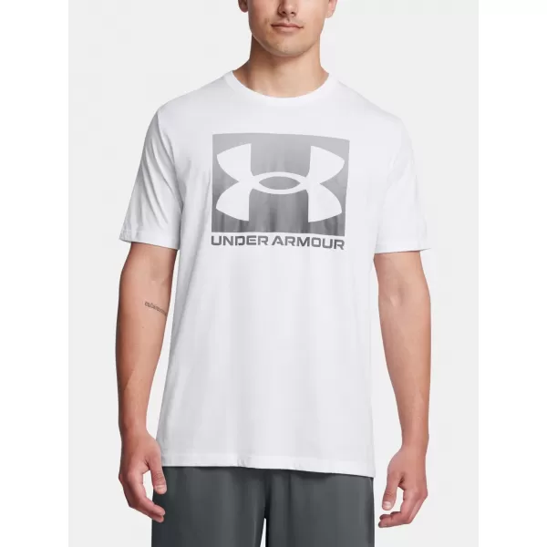  Pánské triko UNDER ARMOUR UA M BOXED SPORTS UPDATED SS 1386793-100 BÍLÁ 