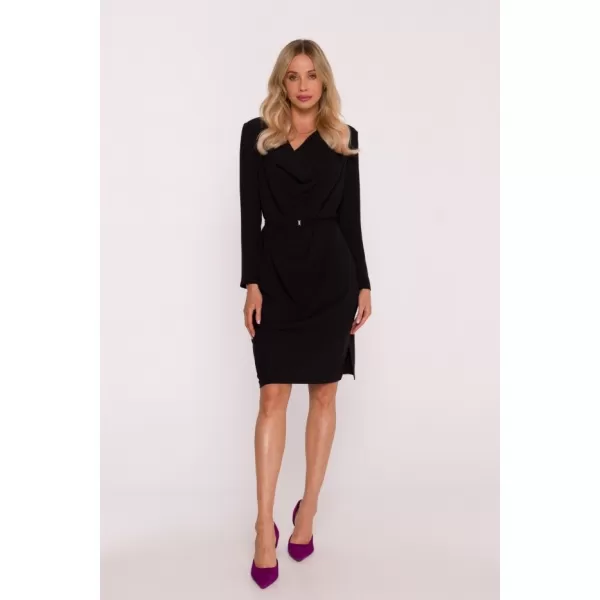  Dámské šaty STYLOVE S428 BLACK 