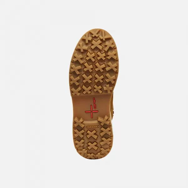  Dámské boty GEOX LAMIDIE + GRIP ABX G009743 SVĚTLE HNĚDÁ 