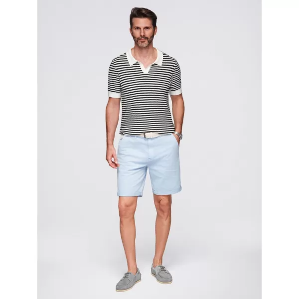  Pánské polo triko OMBRE OM-POSS-0161 BLACK AND WHITE 