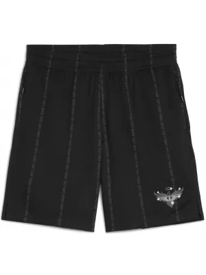 Pánské kraťasy PUMA MELO ALWAYZ ON 1 7" IS SHORT 63075606 PUMA BLACK/TEAM SILVER