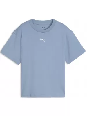 Dětské triko PUMA ESS BOXY TEE G 68513134 COOL BLUE