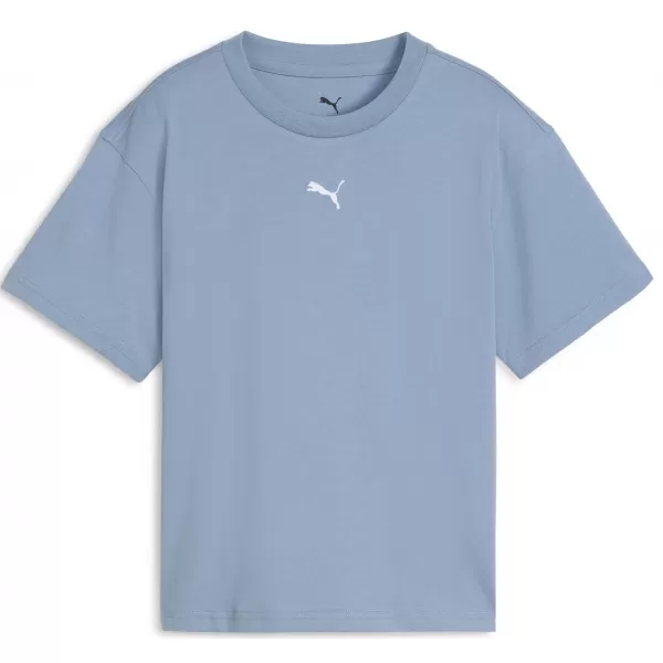  Dětské triko PUMA ESS BOXY TEE G 68513134 COOL BLUE 