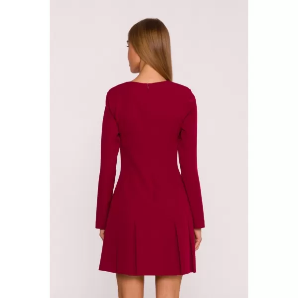  Dámské šaty MOE M872 MAROON 