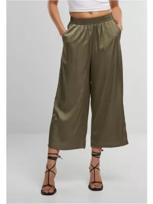 Dámské kalhoty URBAN CLASSICS TB7488 PALE OLIVE