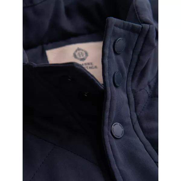  Pánská vesta OMBRE OM-JAVJ-0277 NAVY BLUE 