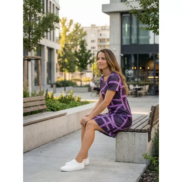  Dámské prodloužené triko/šaty premium ALTISPORT VOJ/ALW085SAT02 RŮŽOVÁ 
