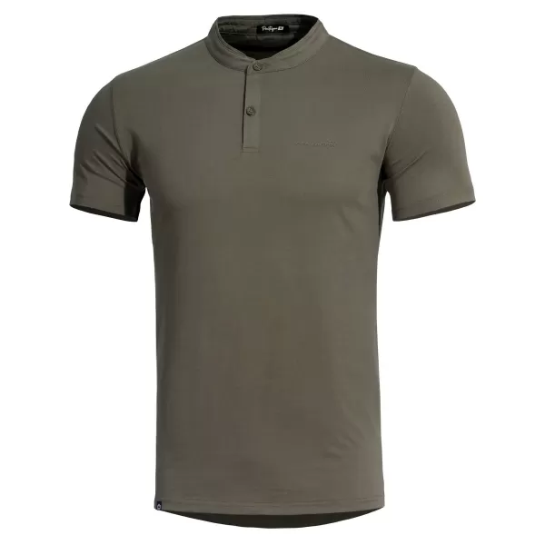  Triko PENTAGON ROMEO 2.0 HENLEY T-SHIRT K09050 BROWN GREY 