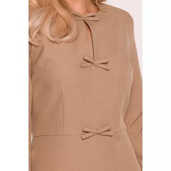  Dámské šaty STYLOVE S413 BEIGE 