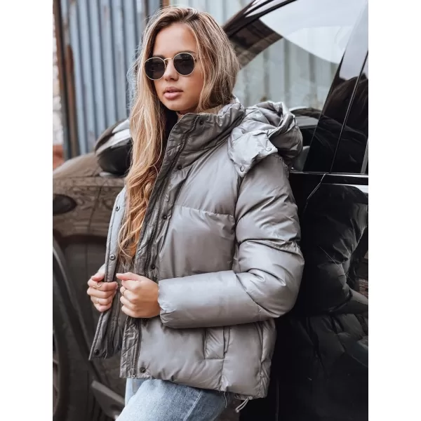 Dámská bunda DSTREET TMAVĚ ŠEDÁ 