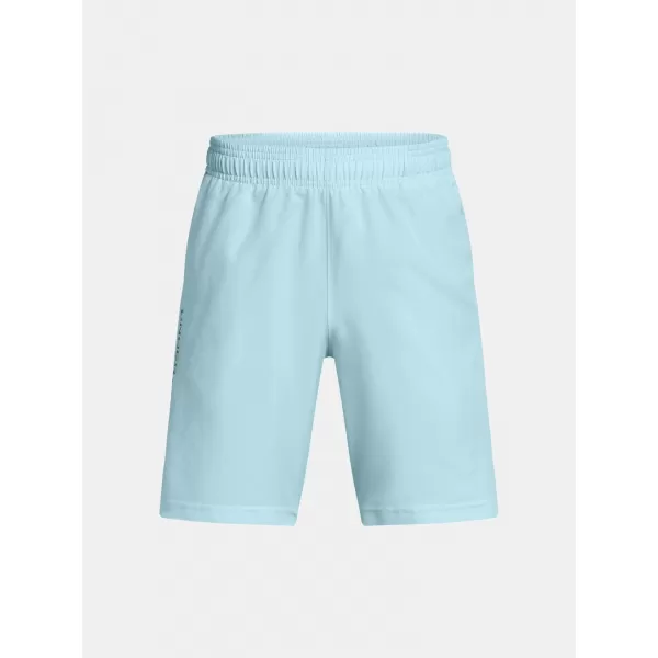  Chlapecké kraťasy UNDER ARMOUR UA TECH WOVEN WORDMARK SHORT 1383341-494 MODRÁ 
