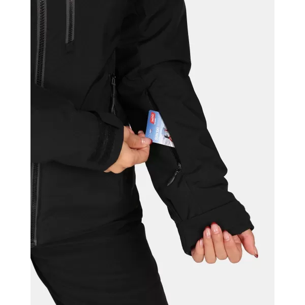  Dámská lyžařská bunda KILPI FLIP-W ZL0110KI ČERNÁ 