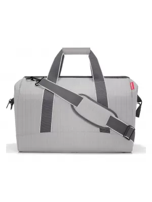 Taška REISENTHEL ALLROUNDER L HERRINGBONE GREY