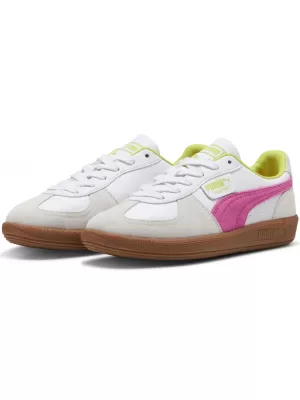 Pánské boty PUMA PALERMO LTH 39646425 PUMA WHITE/FLURO PINK PES