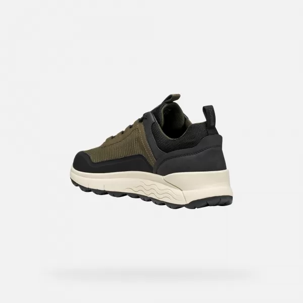  Pánské tenisky GEOX SPHERICA 4X4 B ABX G011286 KHAKI 