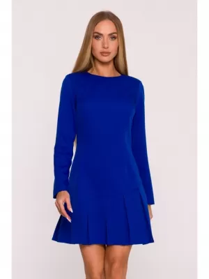 Dámské šaty MOE M872 ROYAL BLUE