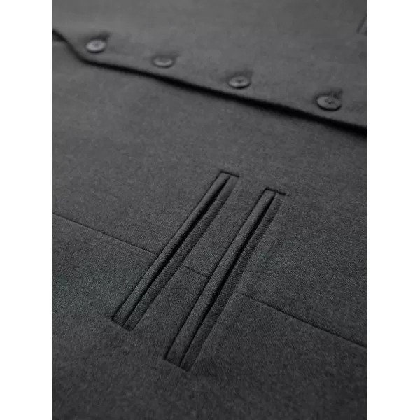  Pánská vesta OMBRE OM-BLZV-0142 GRAPHITE 