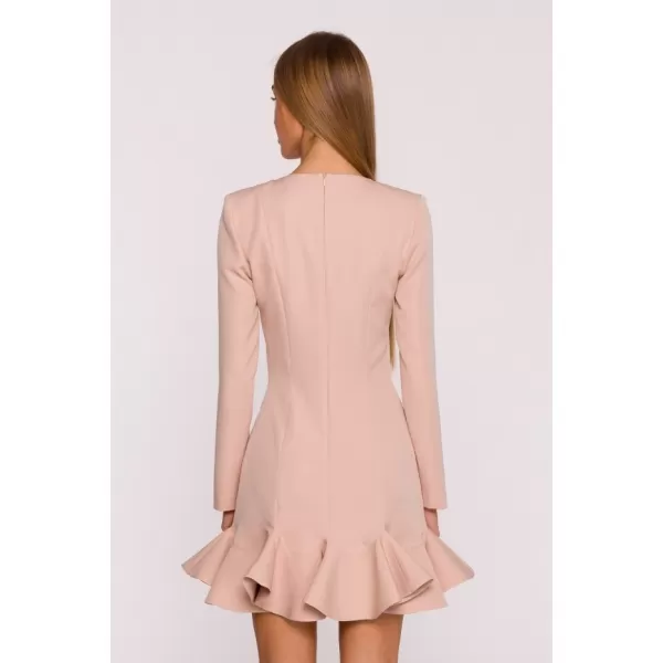  Dámské šaty MOE M880 BEIGE 