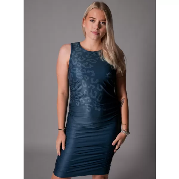  Dámské šaty premium ALTISPORT VOJ/ALW047SAT03 MODRÁ 