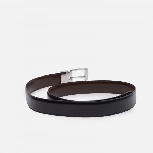  Pánský pásek GEOX G003667 ČERNÁ 