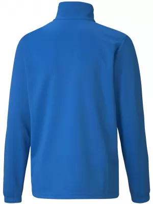 Dětské triko PUMA TEAMRISE 1/4 ZIP TOP JR 657395_02 ELECTRIC BLUE LEMONADE