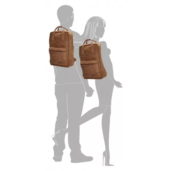  Batoh ENRICO BENETTI ROTTERDAM 13 NOTEBOOK BACKPACK CAMEL 