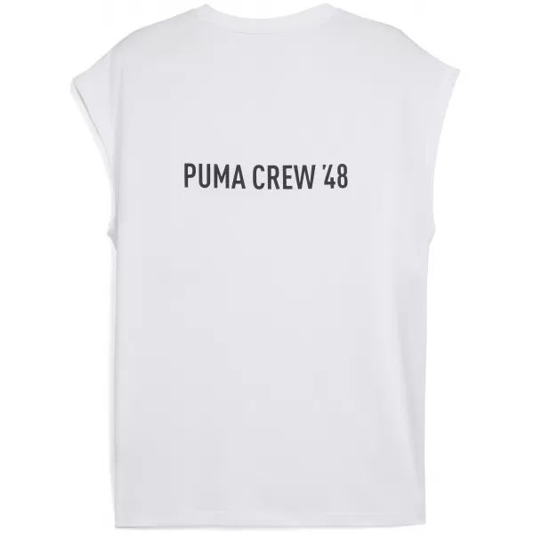  Pánské triko PUMA M GRAPHIC CUTOFF TANK 52762002 PUMA WHITE 