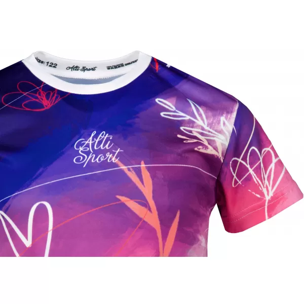  Dětské funkční triko premium ALTISPORT VOJ/ALK083TR01 FIALOVÁ 