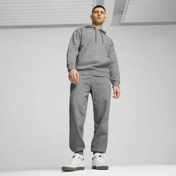  Pánské tepláky PUMA BMW MMS ESS+ PANTS FLEECE 62749903 MEDIUM GRAY HEATHER 