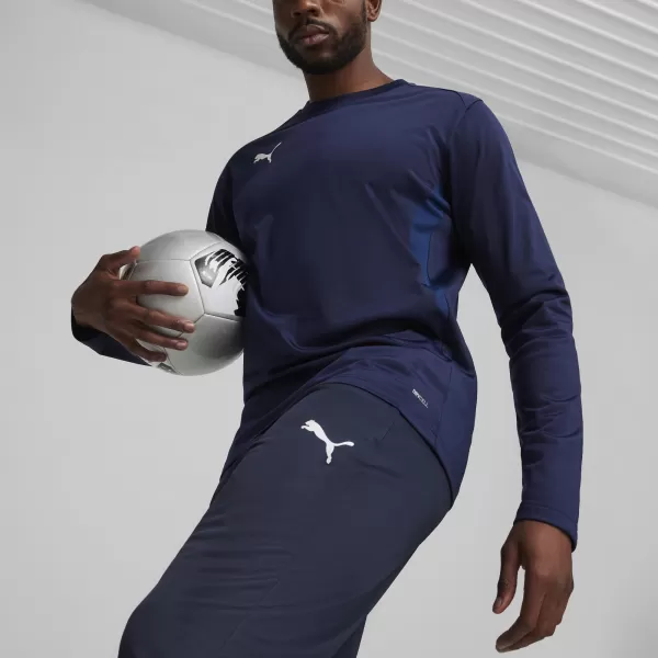  Pánské kalhoty PUMA TEAMGOAL TRAINING PANT 658639_06 PUMA NAVY/WHITE/PERSIAN BLUE 