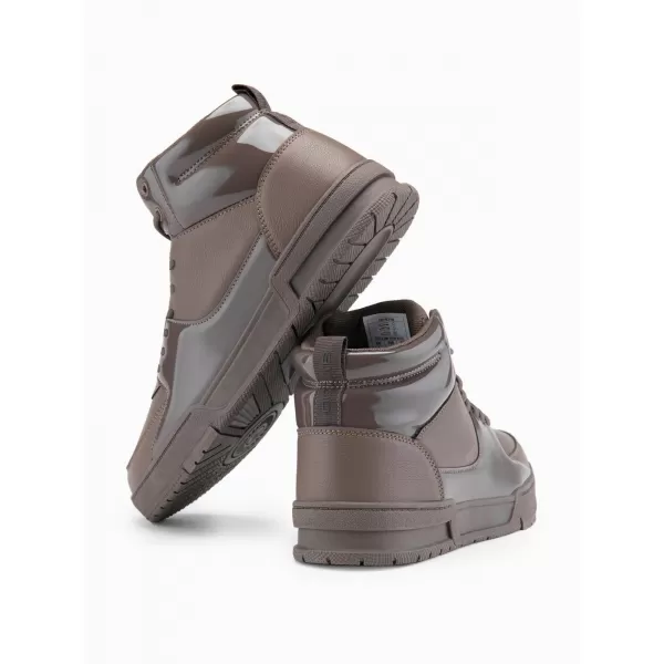  Pánské boty OMBRE OM-FOSH-0178 DARK BROWN 
